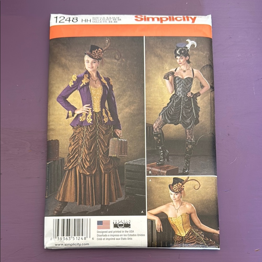 Simplicity 1248 Size HH 6-8-10-12